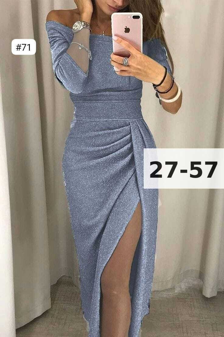 женское облегающее платье с открытыми плечами,длинное платье с люрексом,платье вечернее,приталенное платье,платье женская