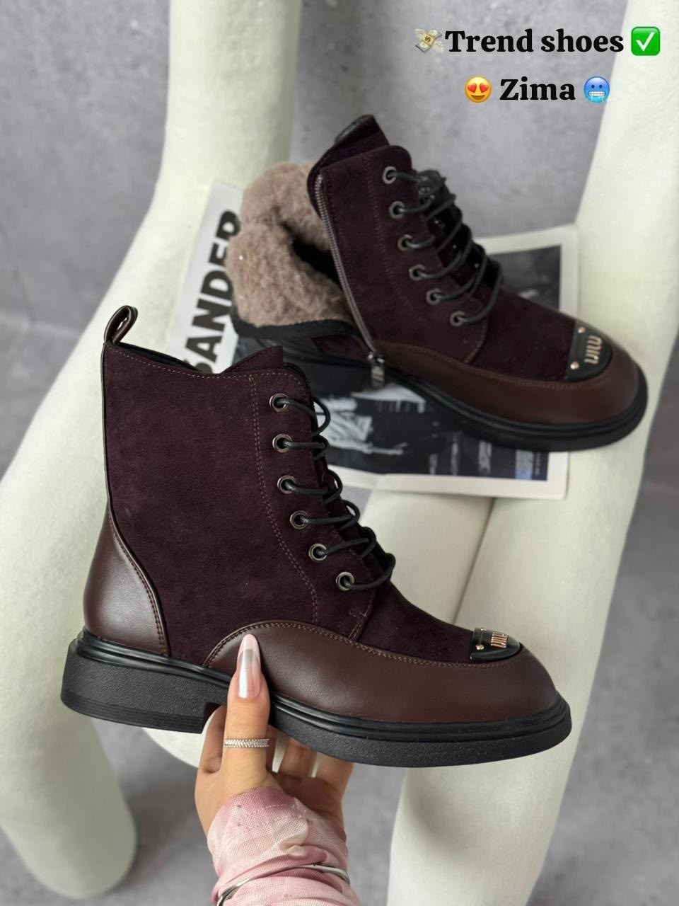 ,ботинки женские,зимние ботинки бордовые ионесси,ботинка женские зимние,женская зимняя