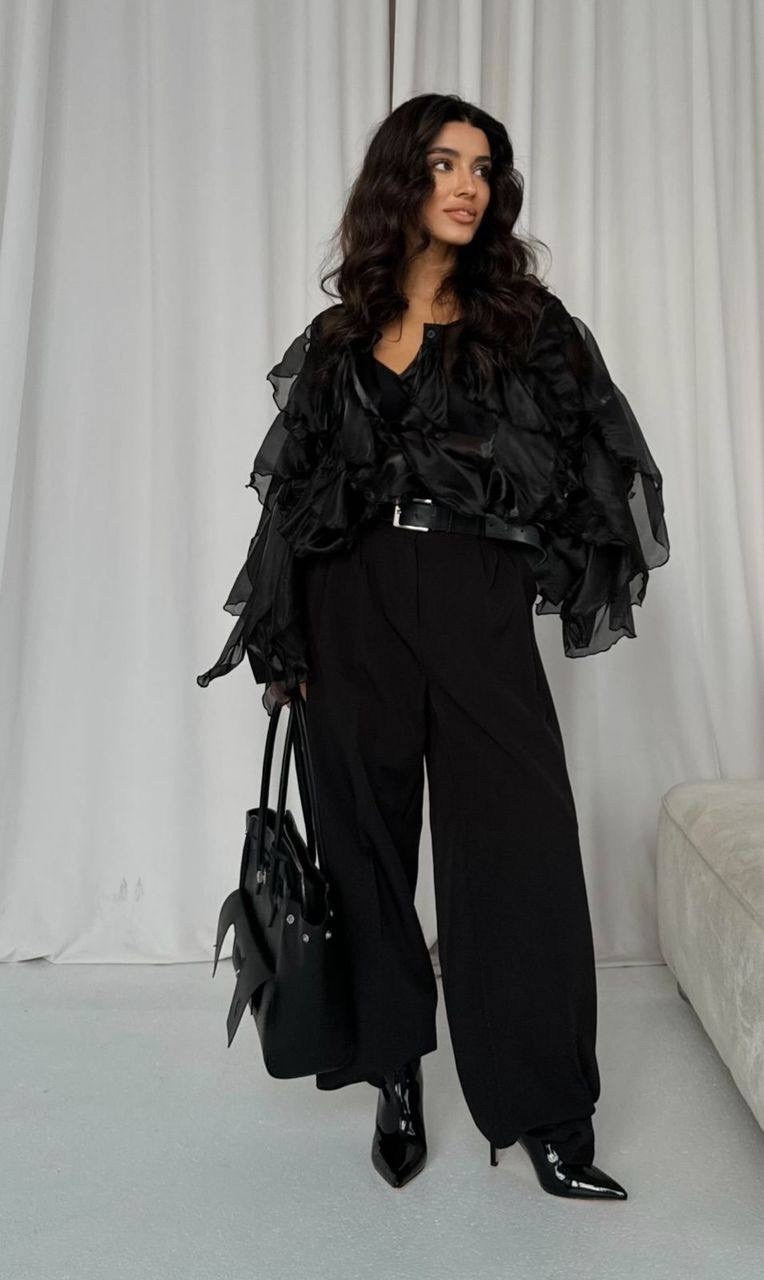 блузка элегантная,блузка с оборками,шифоновая блузка,блуза нарядная,женская шифоновая блузка