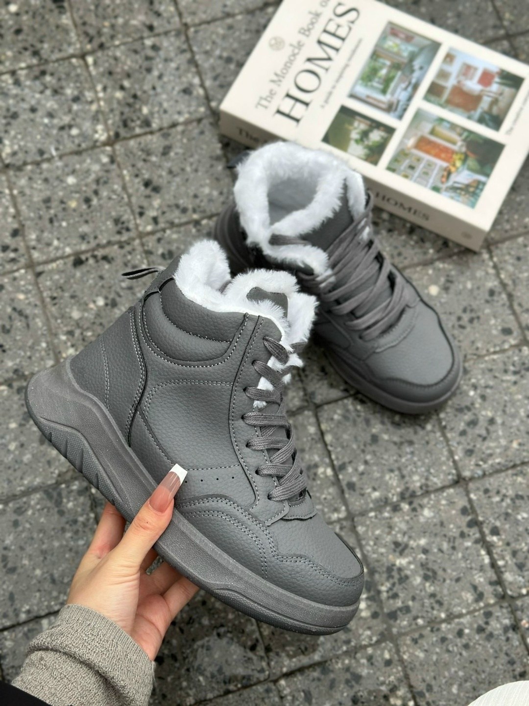 женские кроссовки зимние серые,,женские зимние кроссовки,зимние кроссовки,теплые кроссовки