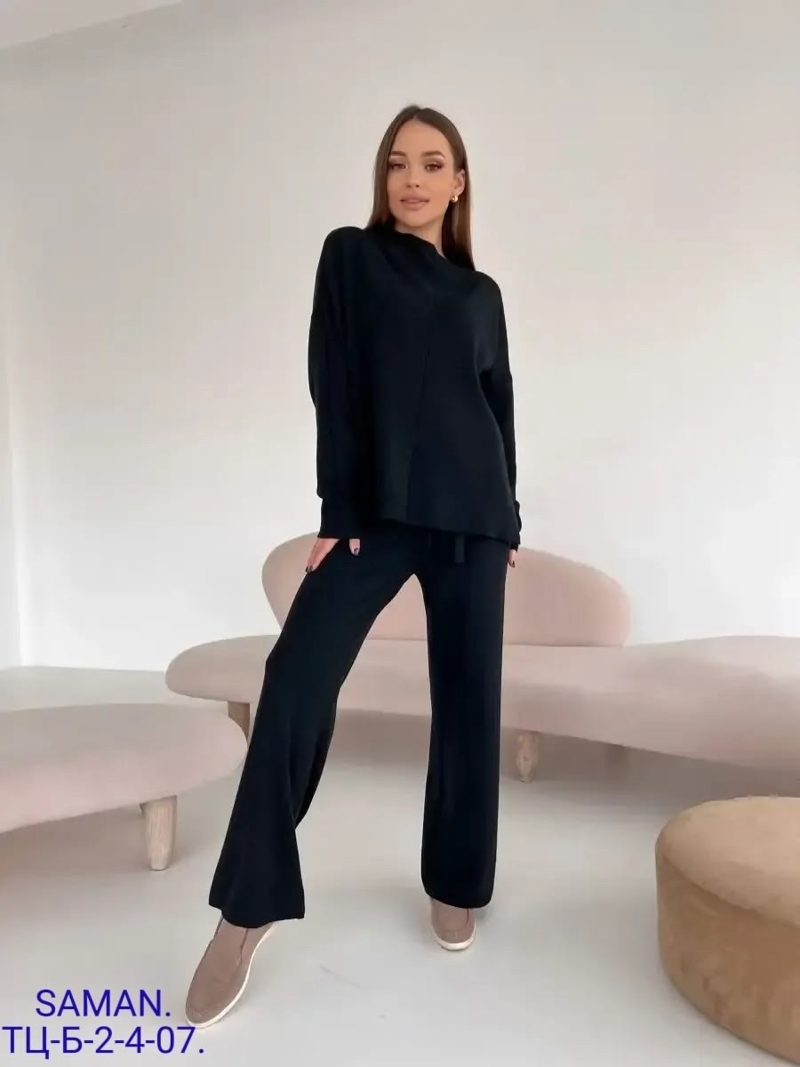 трикотажный костюм с брюками женский,трикотажный костюм с брюкам,костюм кашемир,брючный костюм оверсайз женский,брючный трикотажный костюм