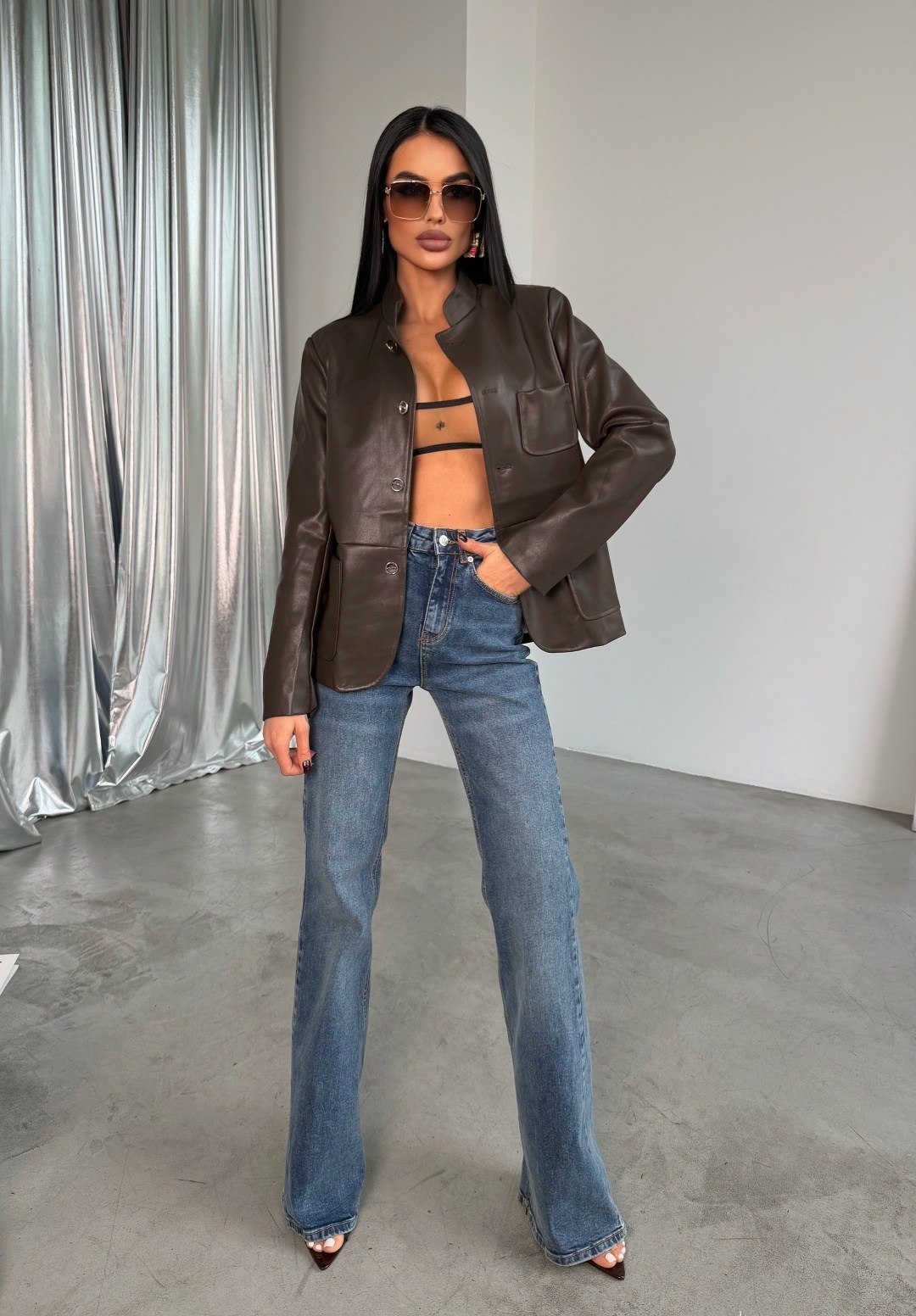 кожаная куртка,кожаная женская куртка,модная куртка,куртка женская,куртка кожаная демисезонная