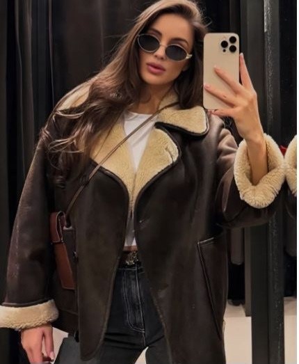 меховая куртка женская,дубленка женская авиатор,женская куртка из искусственной кожи,дубленка женская авиатор короткая,дубленка эко