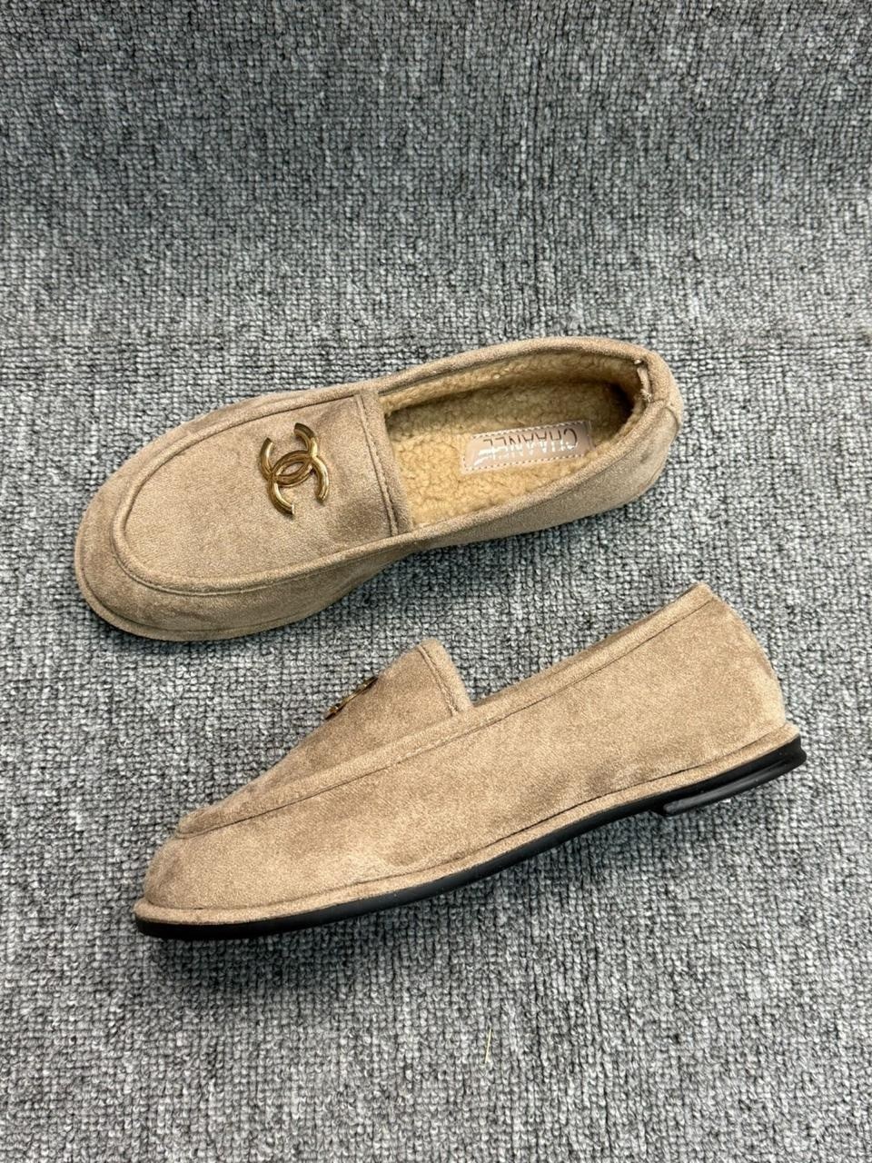 лоферы chanel,,женские лоферы chanel,лоферы шанель,замшевые лоферы