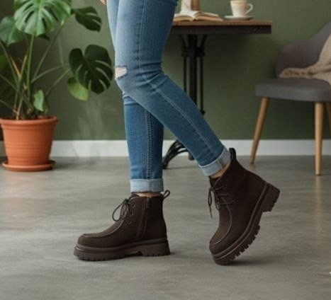 женские ботинки,ботинки со шнуровкой,высокие ботинки,коричневые ботинки,модели ботинок