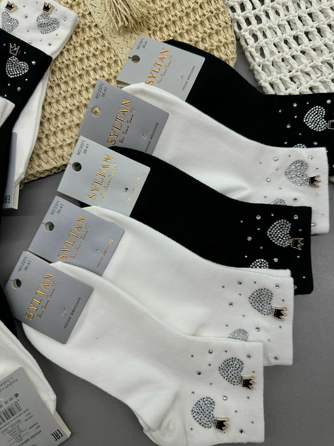 комплект носки женские,носки женские 10 пар,носки женские со стразами,женские носки,носки со стразами