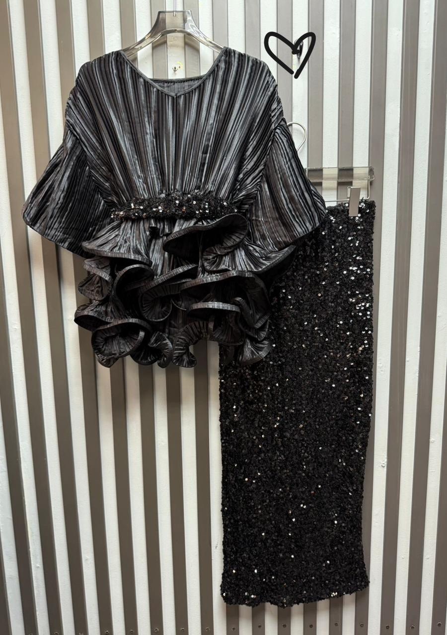 стильное платье,костюм женский вечерний,костюм с юбкой вечерний,костюм с пайетками,вечерние костюмы