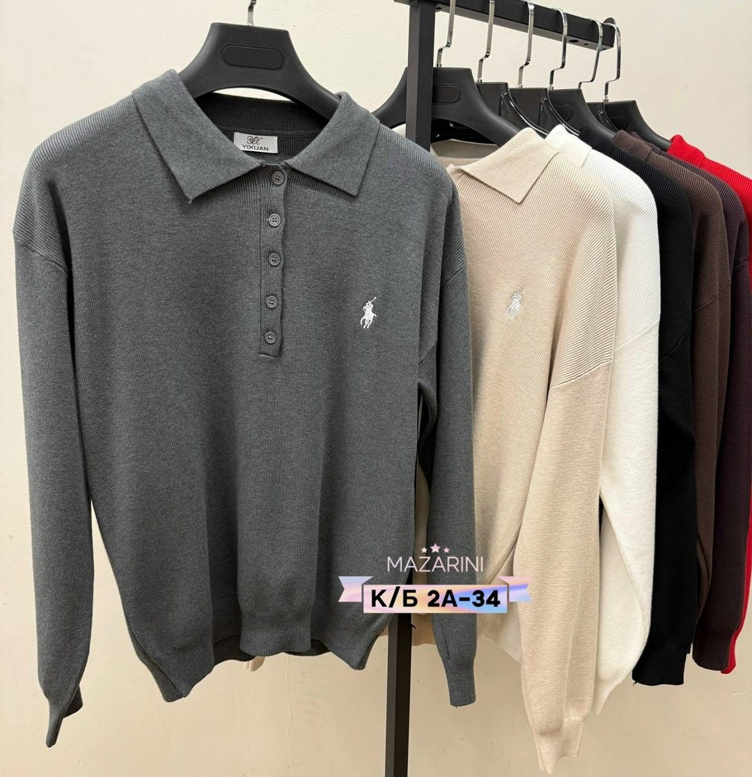 кофта женская,свитер с воротником поло,свитеры модные,поло свитер,джемпер поло женский