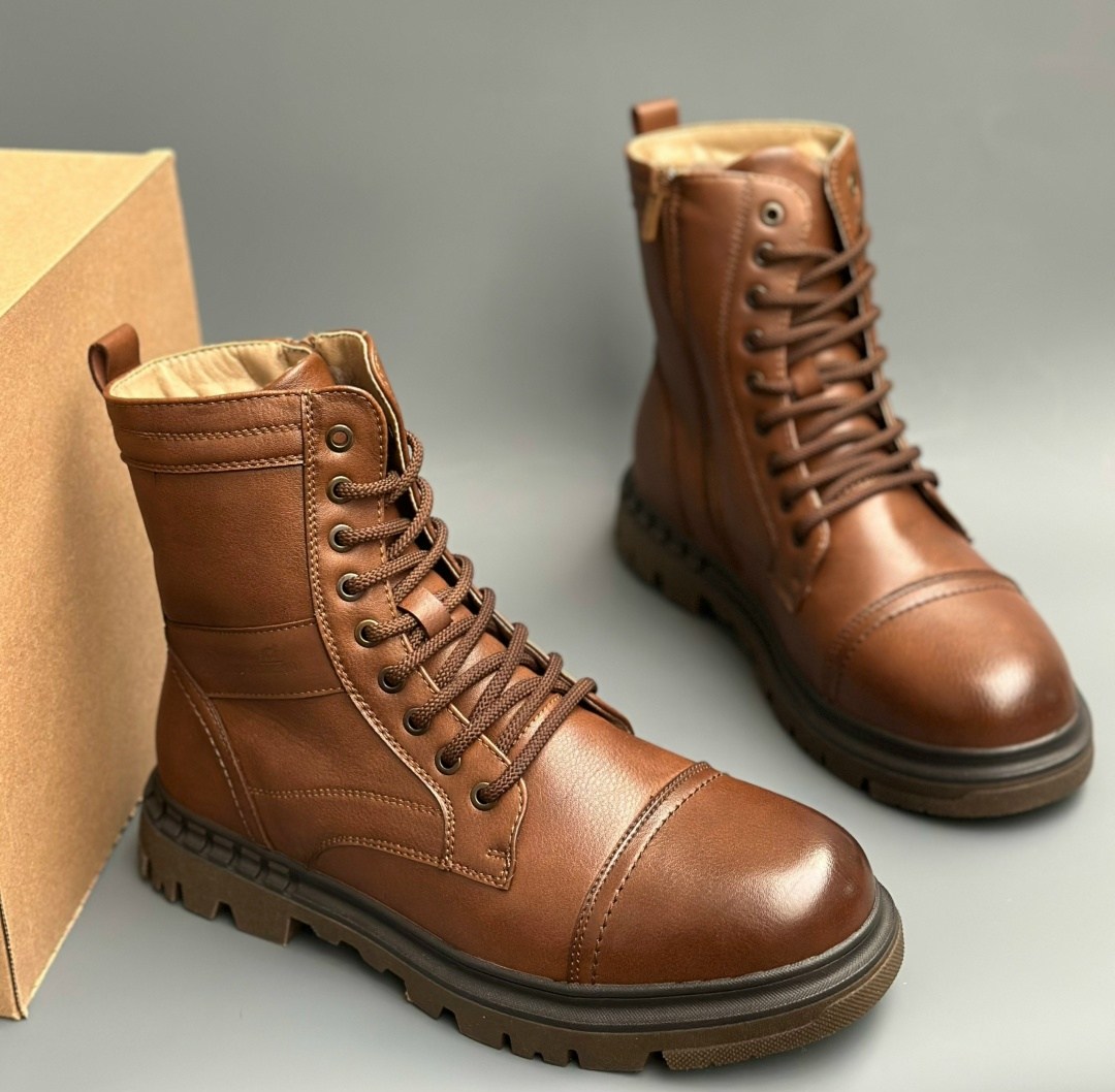 ботинки мужские,,зимние ботинки мужские,ботинки мужские кожаные, зимняя мужская