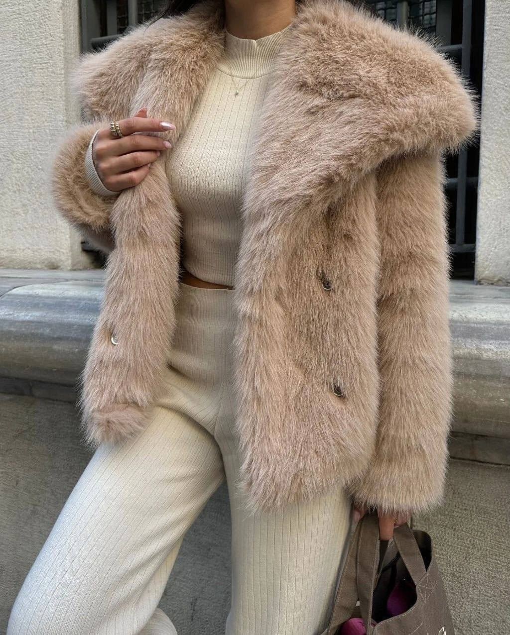 искусственная шуба,зимние образы,шуба стиль,шубка