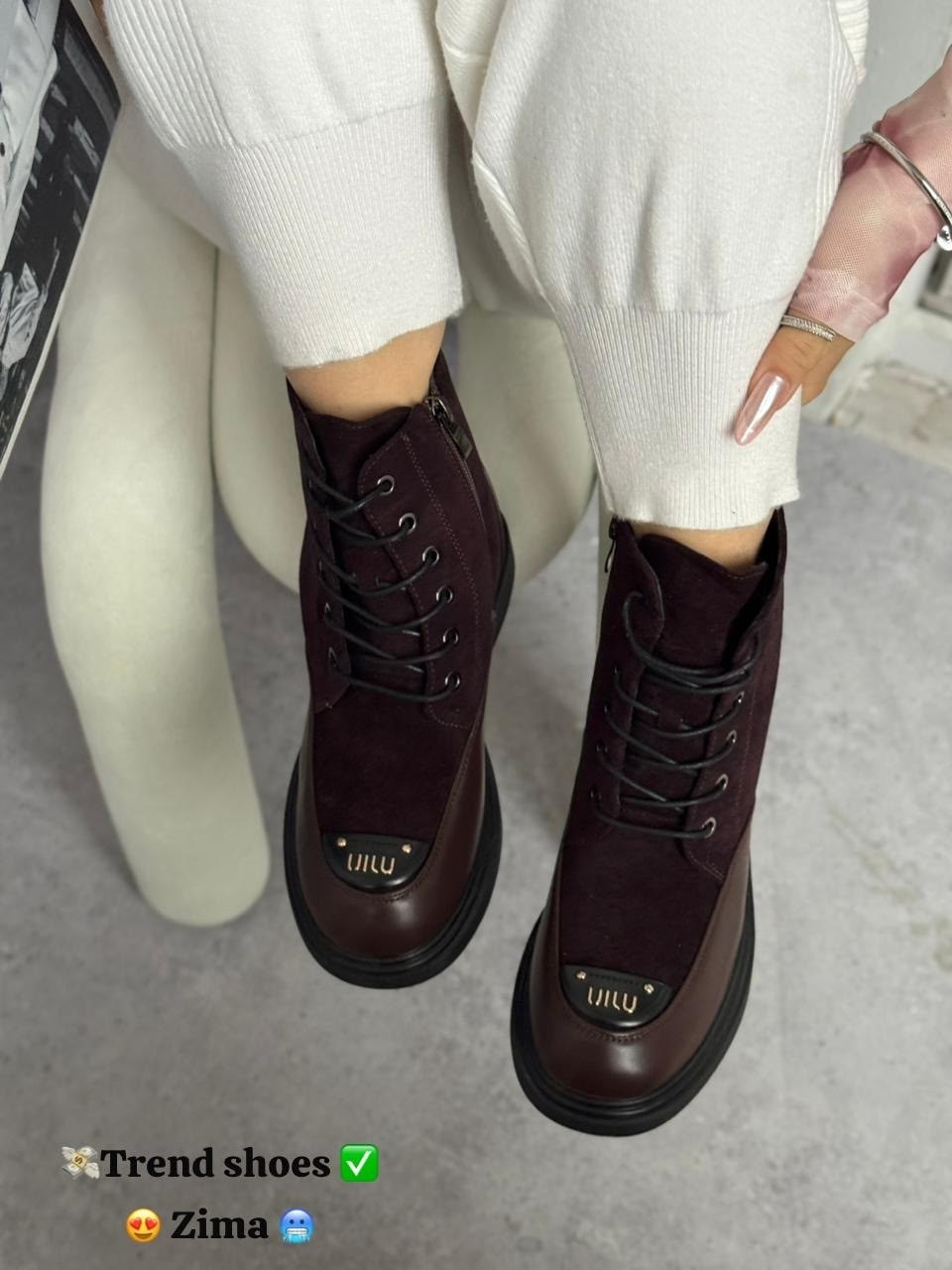 ,ботинки женские,зимние ботинки бордовые ионесси,ботинка женские зимние,женская зимняя