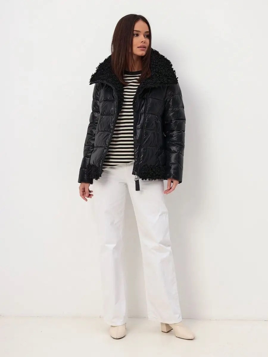 куртка пуховик,куртка зимняя missfofo,пуховик женский,куртка женская,консо пуховик бежевый