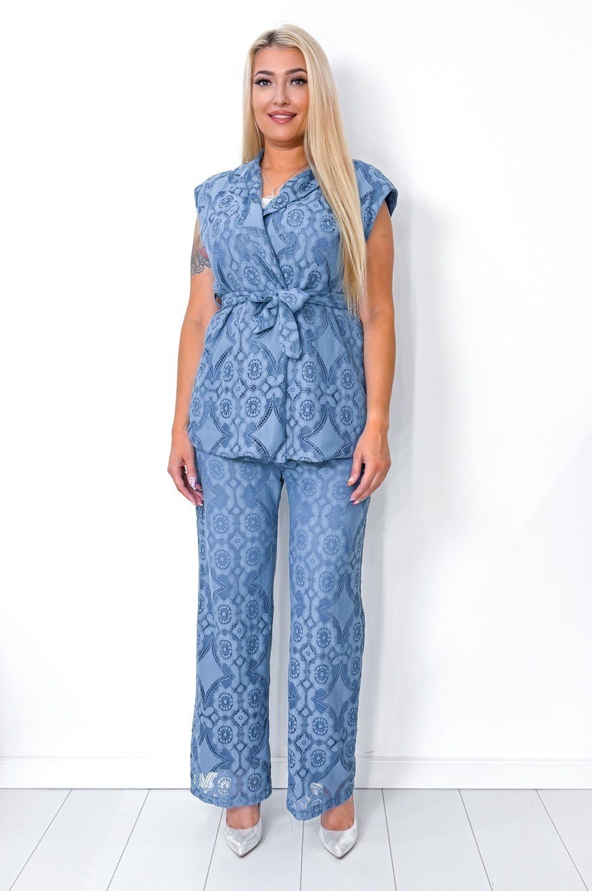 костюм двойка гипюр,гипюровый кардиган,кружевной кардиган,костюмы брючные,жакет с кружевом