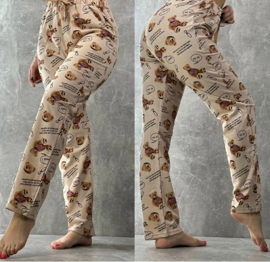 женский пижама,брюки женские,брюки женские пижамные,брюки для дома,брюки трикотажные