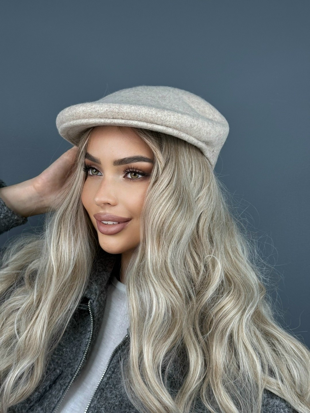 берет с козырьком,женские головные уборы,кепка теплая,женский берет,берет утепленный