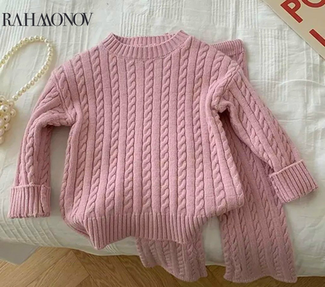 вязаные свитера,вязаные костюмы,комплект из свитера,вязаный свитер детский,теплый вязаный свитер