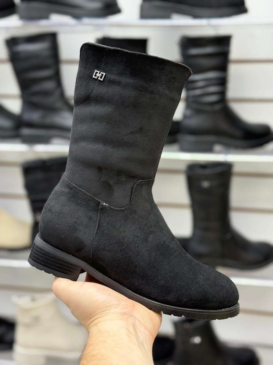 ,полусапоги,полусапоги женские,сапоги замшевые,полусапоги женские зимние