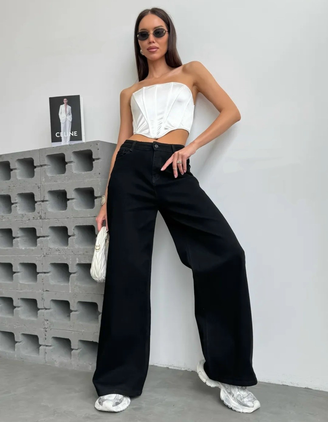 корсет женский,брюки модные,широкие брюки,женские брюки,брюки джинсы