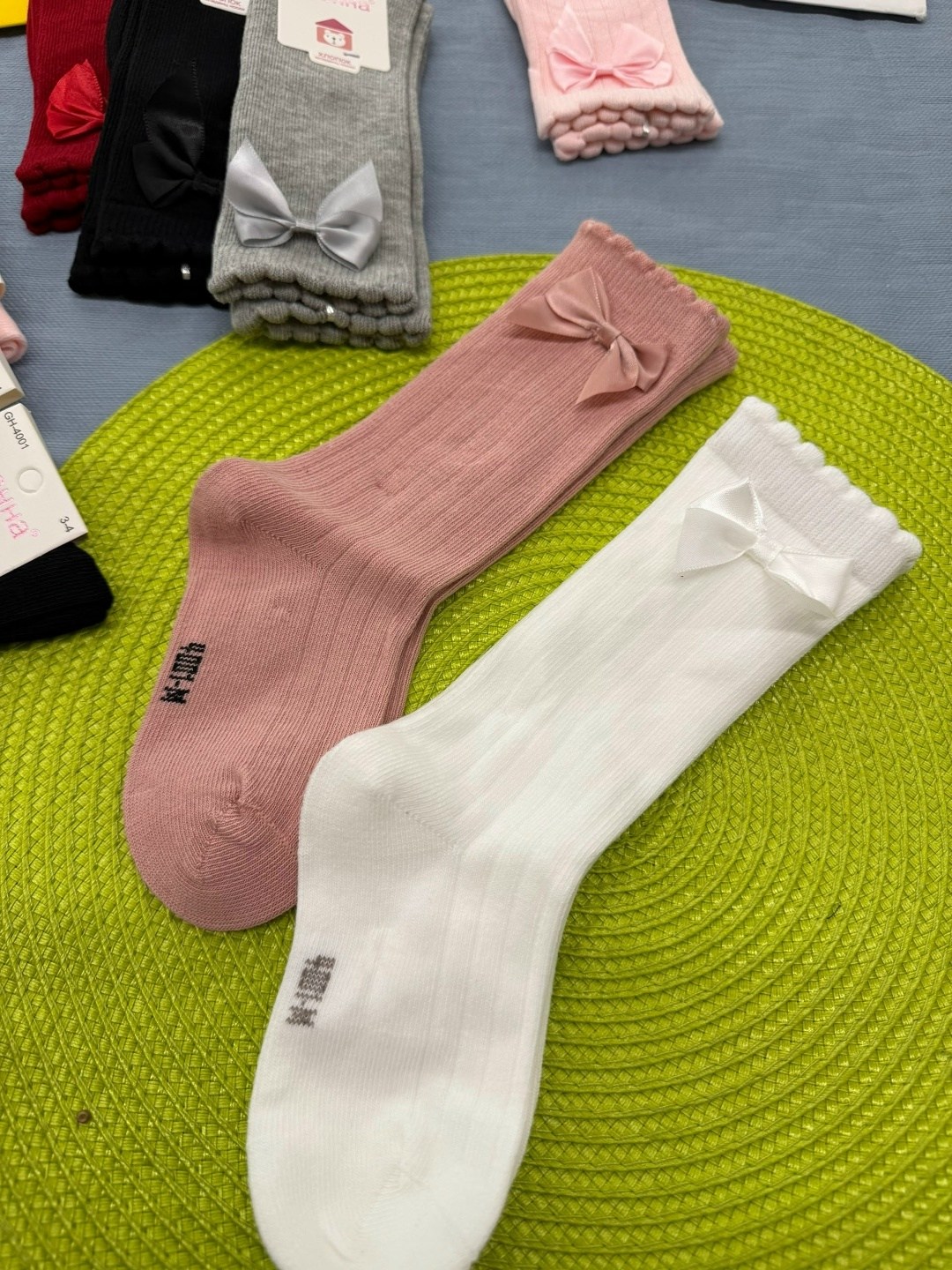 носки с бантами,носки для девочек,гольфы детские,носки с оборками,носочки с бантиком для девочки