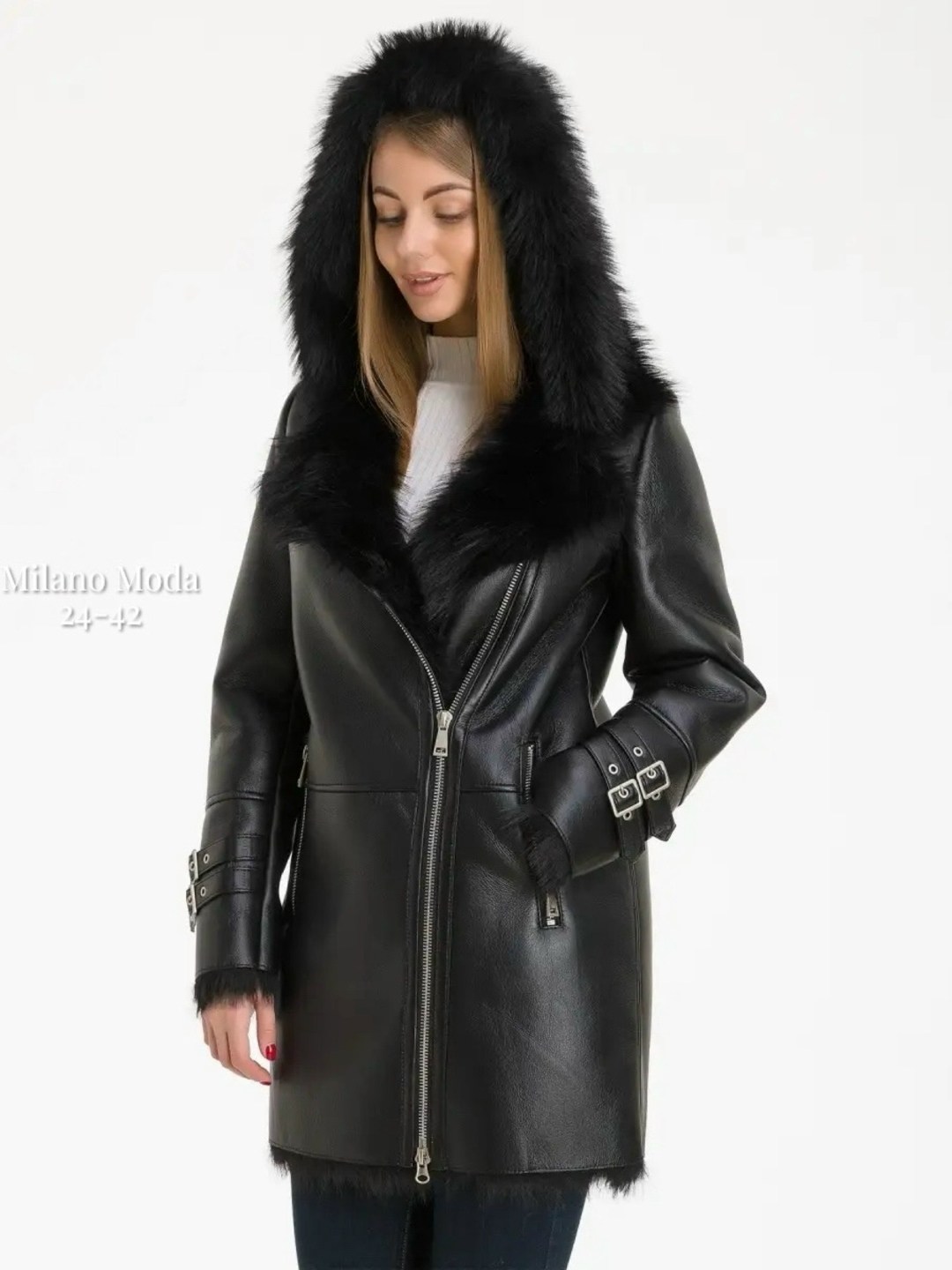 дубленка женская,дубленка женская с капюшоном,дубленка удлиненная,дубленка женская зимняя,черная дубленка