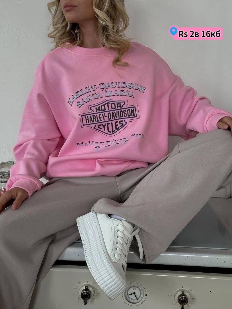 розовый свитшот,костюмы спортивные женские,свитшот женский,повседневный свитшот,костюм женский оверсайз