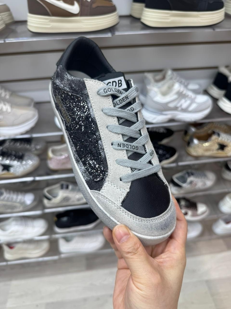 golden goose кеды блестящие черные,golden goose кеды черные,golden goose чёрные кроссовки,кроссовки golden goose,