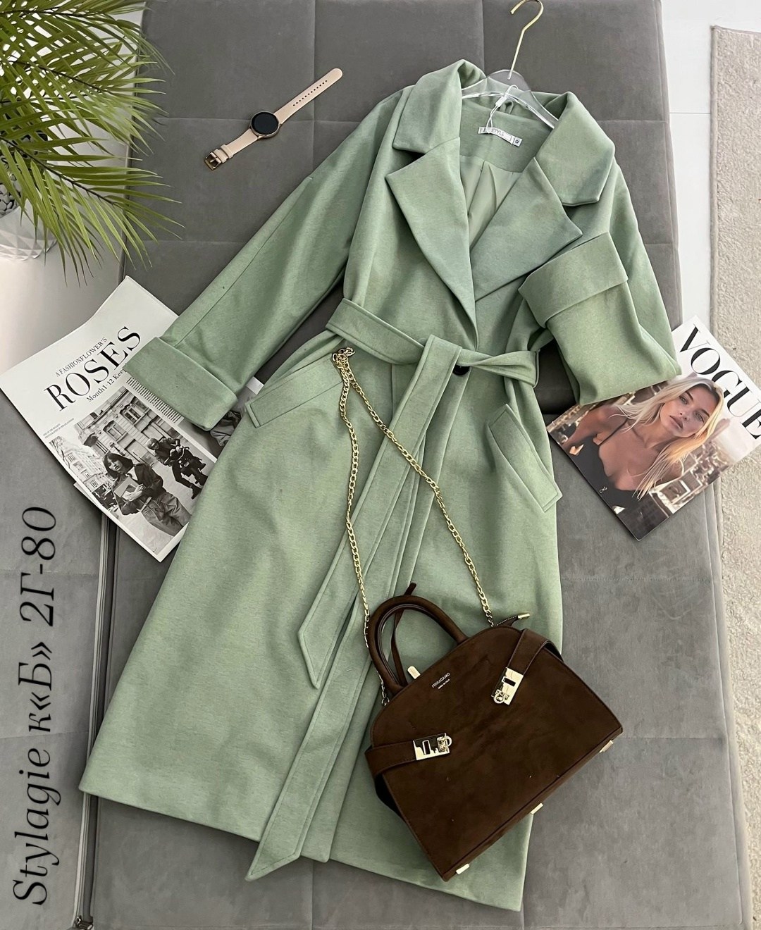 зеленый плащ,плащ зеленый эскада,удлиненное пальто,тренч пальто,тренч плащ