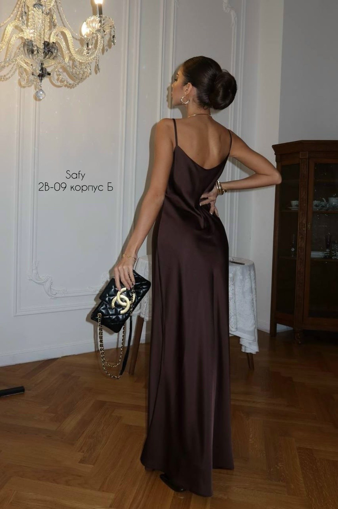 атласное платье,шелковое платье,платье,коричневое платье,атласное платье макси
