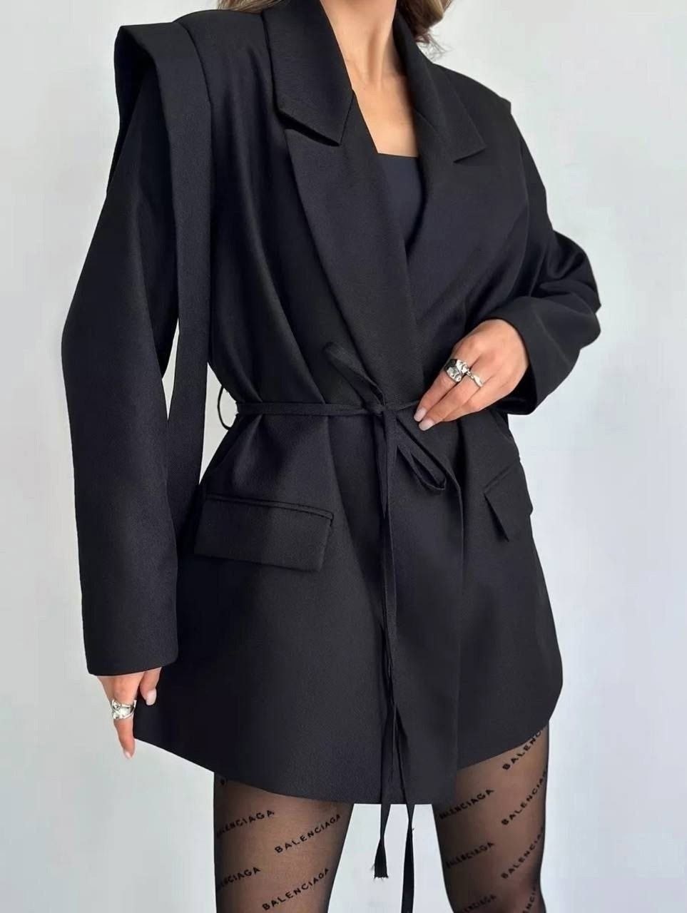 пиджак свободного кроя,пиджак с поясом,платье пиджак,женский пиджак,пиджак оверсайз женский