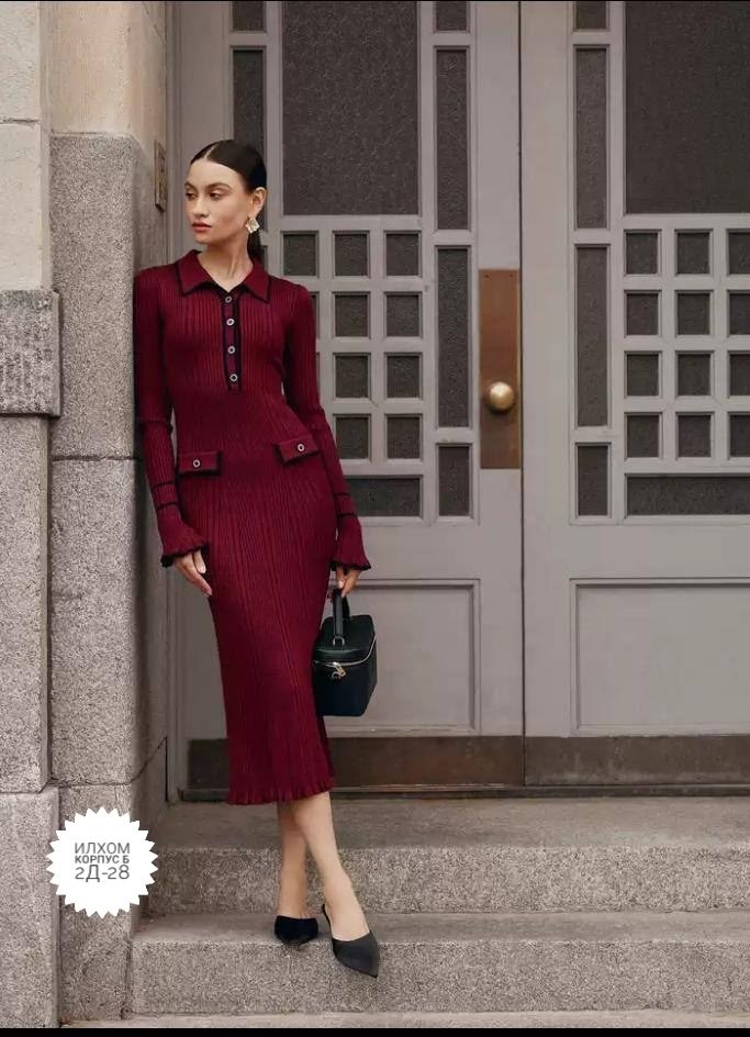 трикотажное платье теплое,трикотажное платье макси,приталенное трикотажное платье,трикотажное платье,трикотажное платье миди