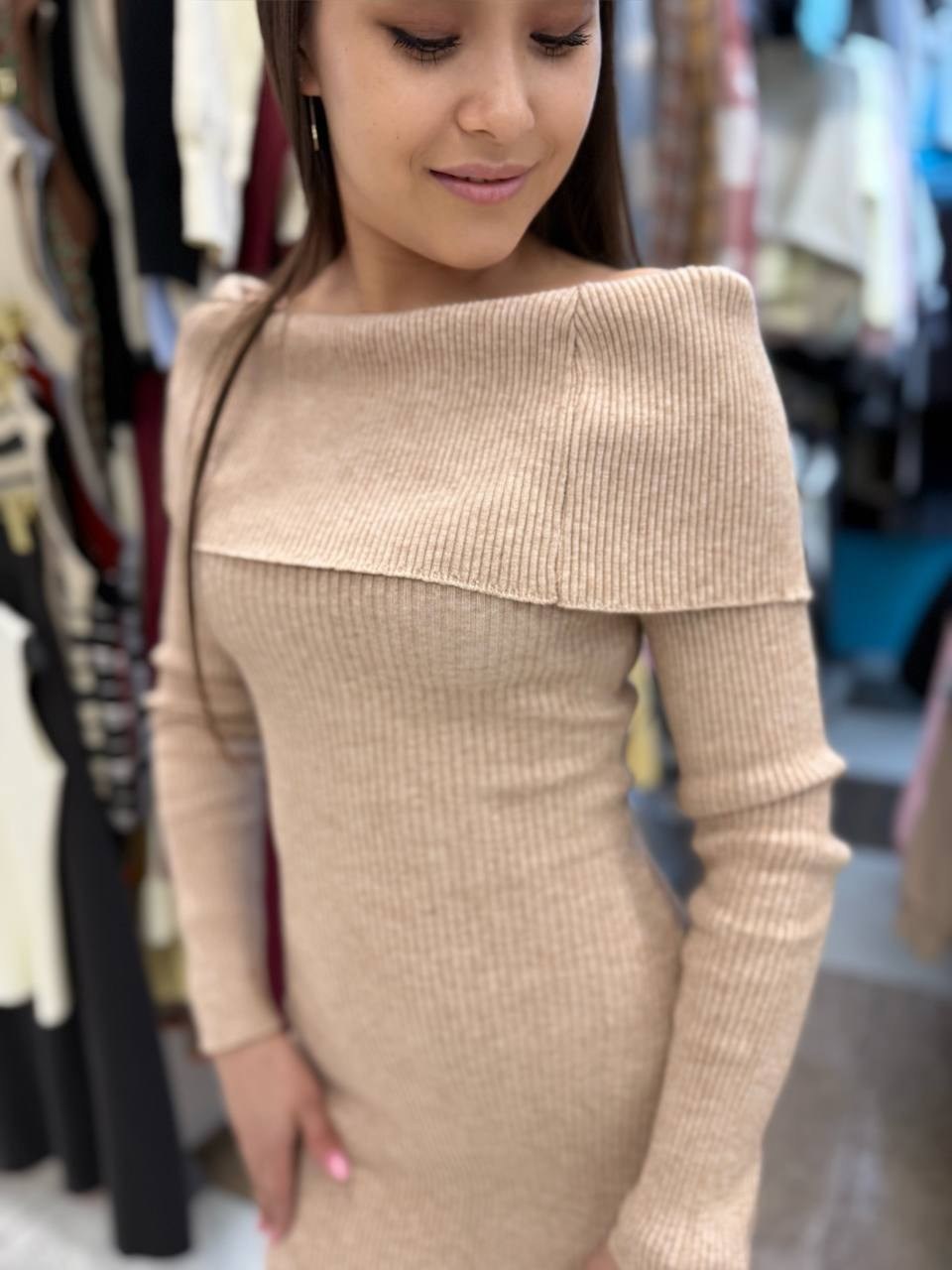 трикотажное платье,платье женская,вязаное платье,платье лапша,теплое платье