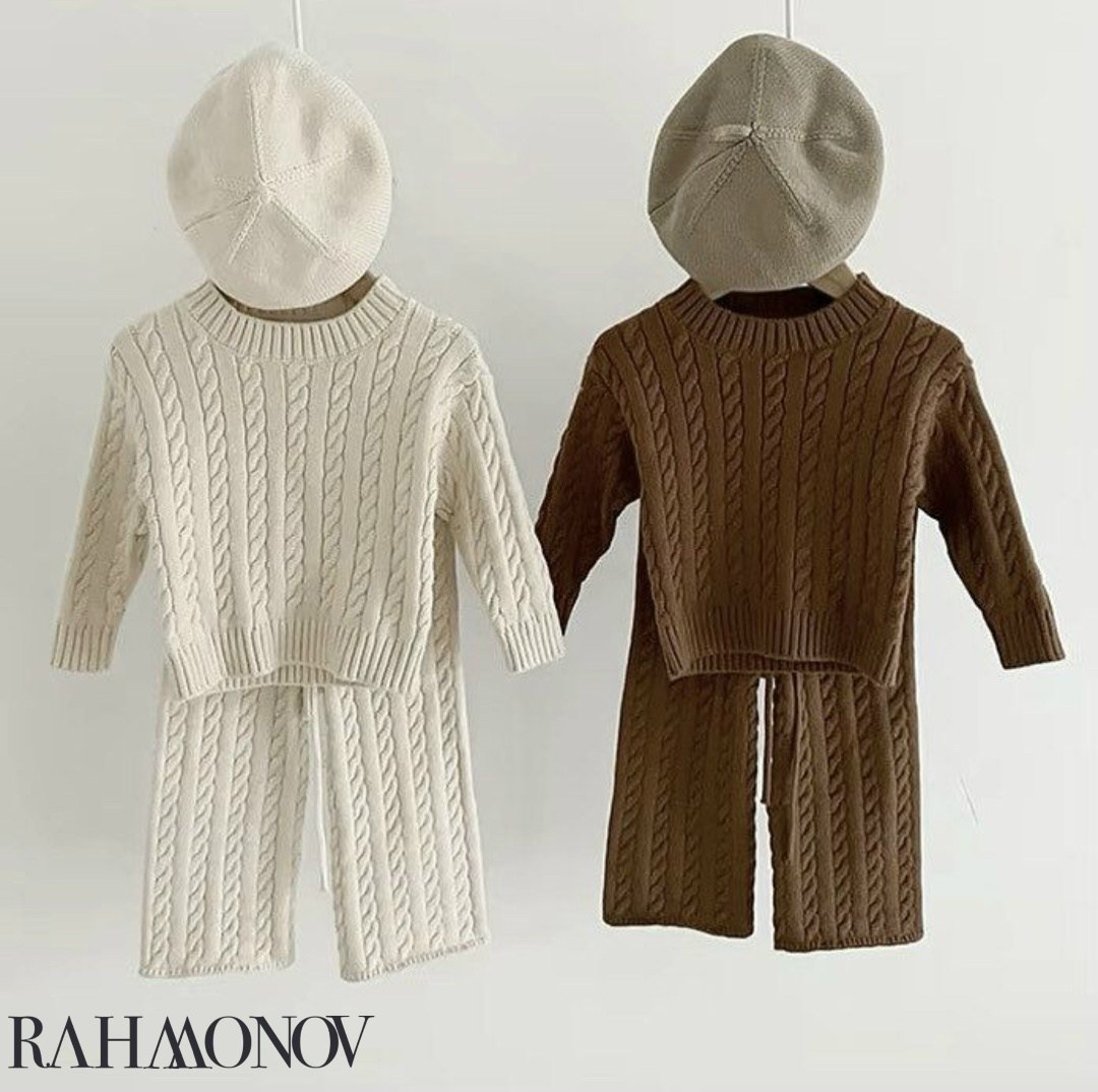 вязаные свитера,вязаные костюмы,комплект из свитера,вязаный свитер детский,теплый вязаный свитер