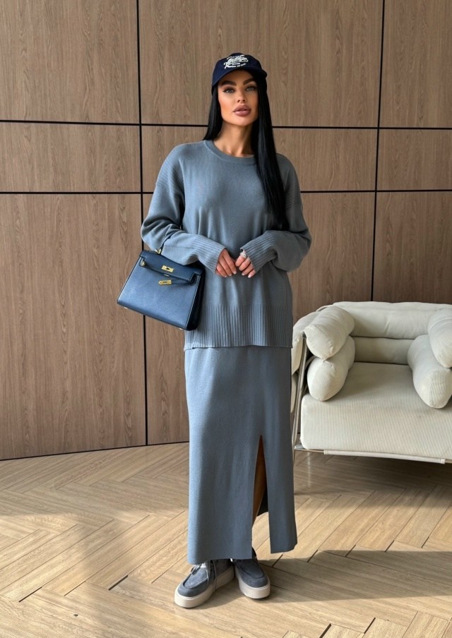 трикотажные костюмы,костюм с юбкой трикотажный теплый,трикотажные костюмы с юбкой,костюм джемпер и юбка,вязаный костюм с юбкой