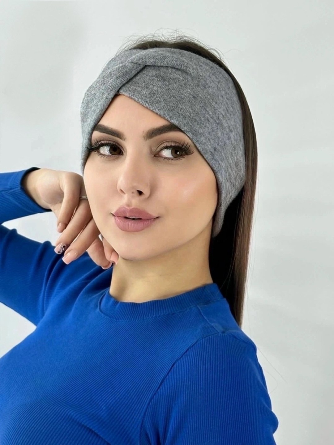 повязка на голову теплая,женская повязка на голову,повязка на голове,вязаная повязка,повязка для волос женская