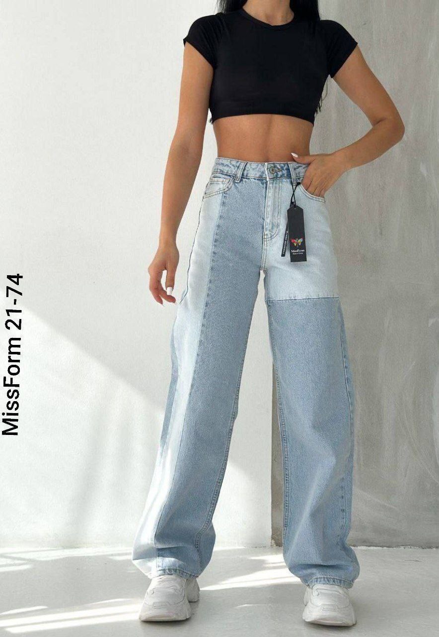 джинсы палаццо,модели джинс,джинсы женские,джинсы комбинированные,джинсы широкие