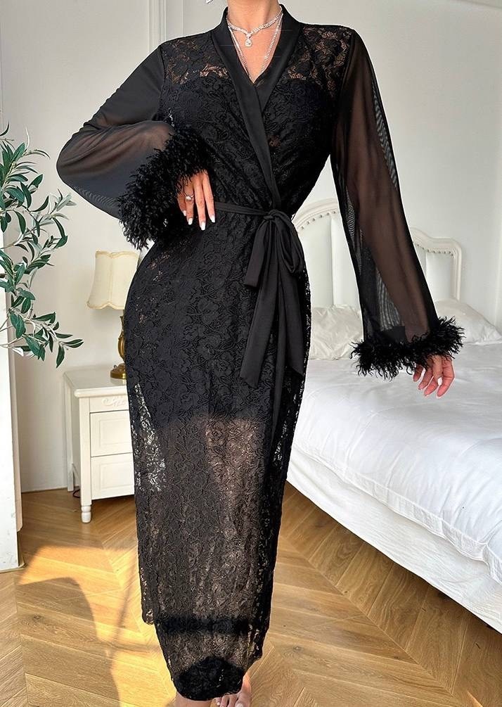 пеньюар комплект,пеньюар халат кружевной,кружевной халат,пеньюар женский прозрачный,женский кружевной халат