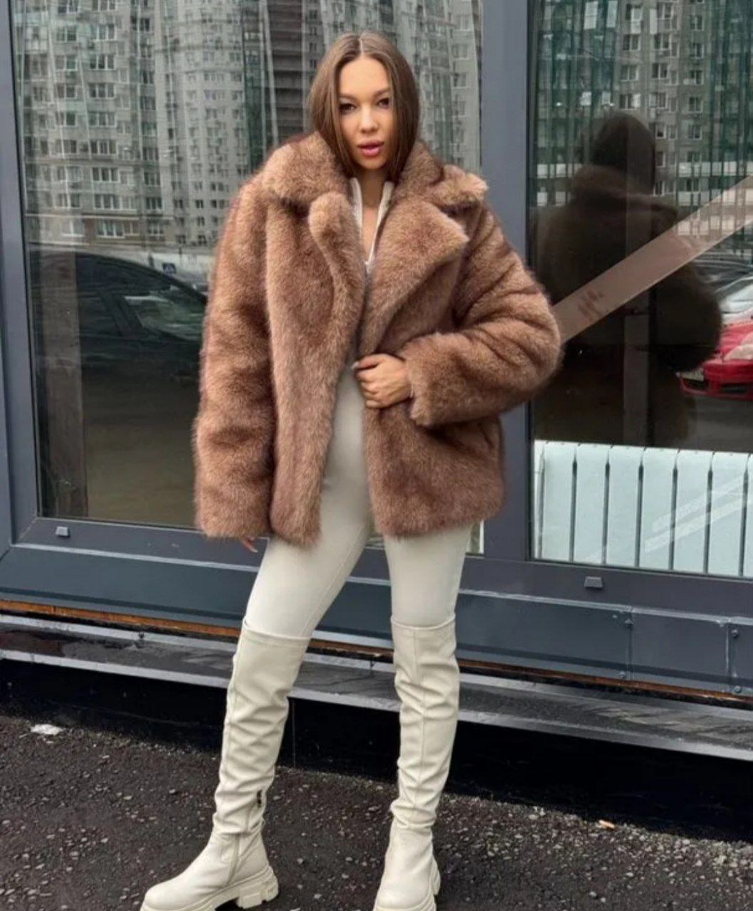 женская куртка из искусственного меха,куртка из искусственного меха,шубка,женская шуба,шуба искусственная