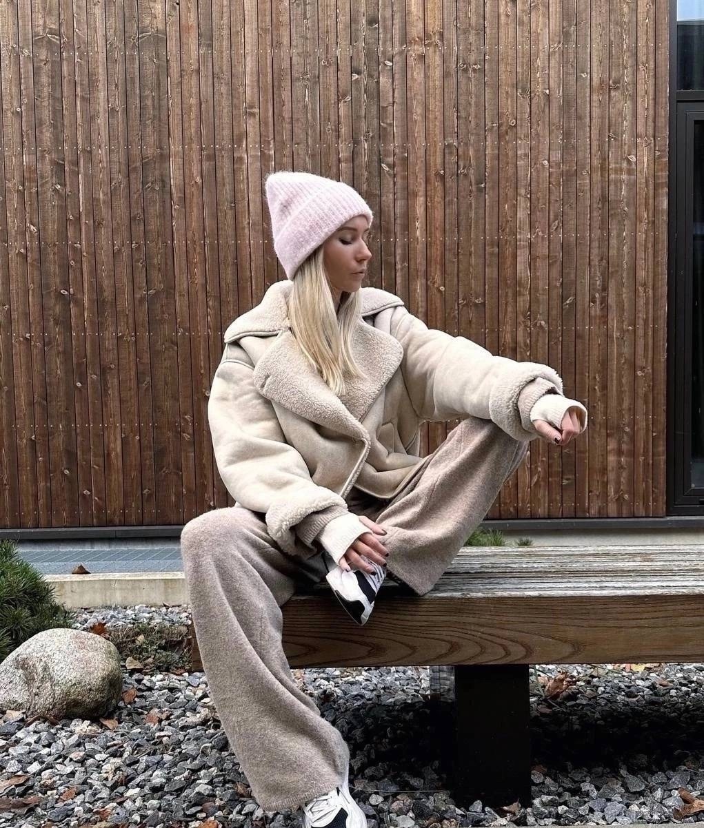 зимний стиль одежды,зимние образы,зимняя мода,стильная дубленка,зимний стиль