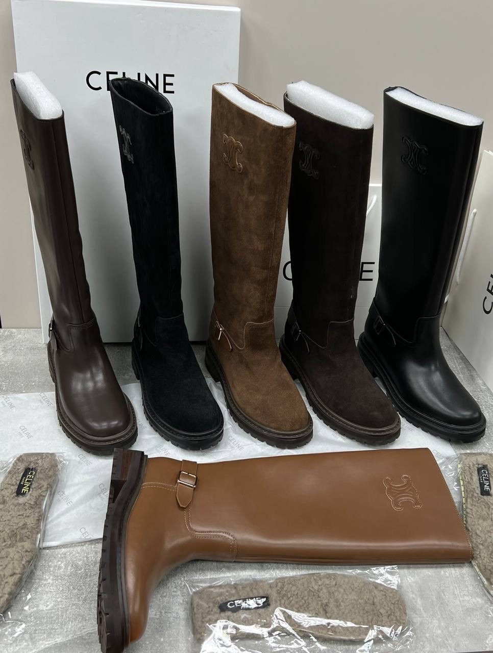 ,сапоги celine,женские сапоги,сапоги модные,сапоги высокие