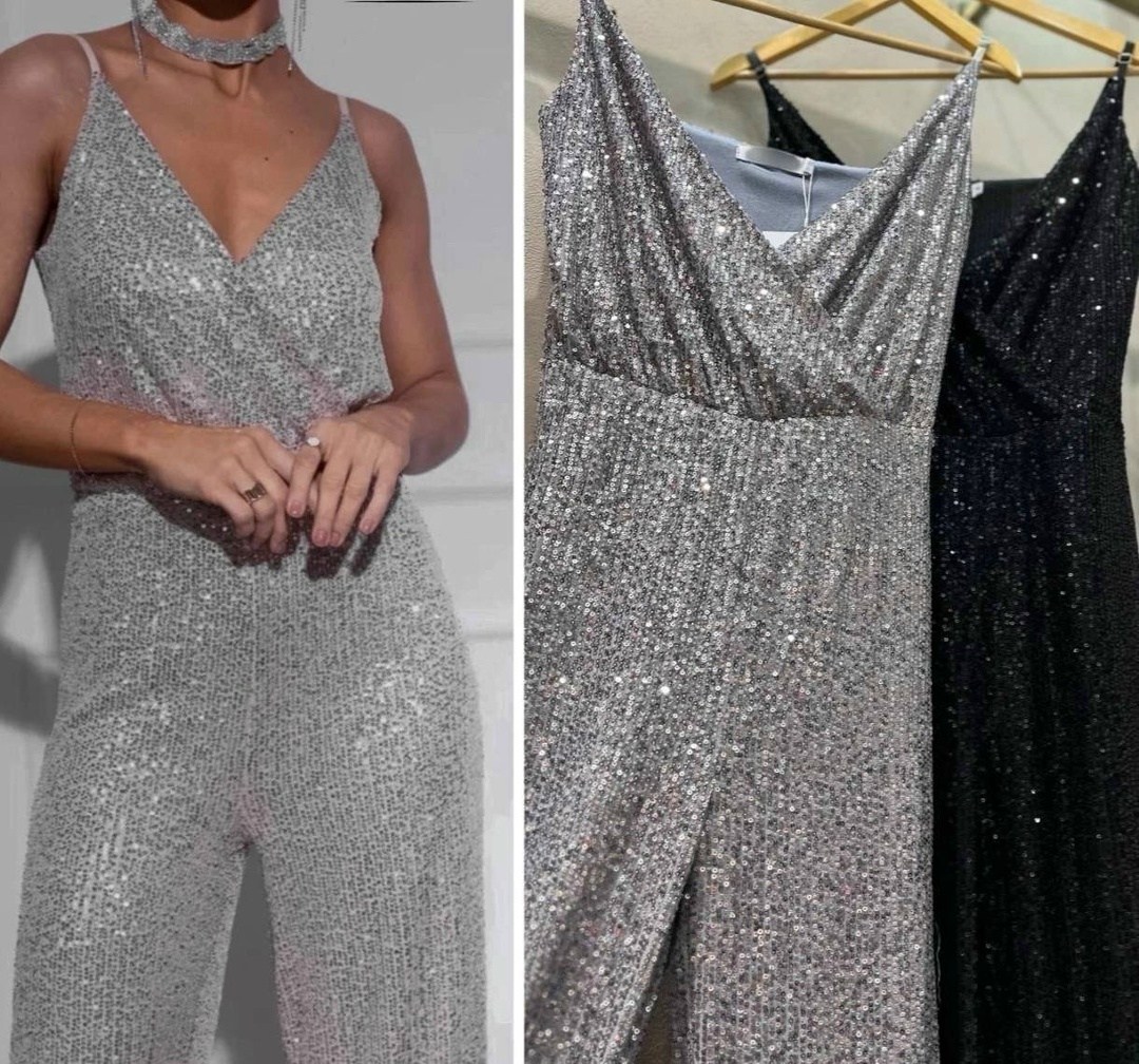 комбинезон вечерний блестящий на праздник,комбинезон вечерний блестящий,комбинезон с пайетками,блестящий комбинезон,комбинезон женский праздничный