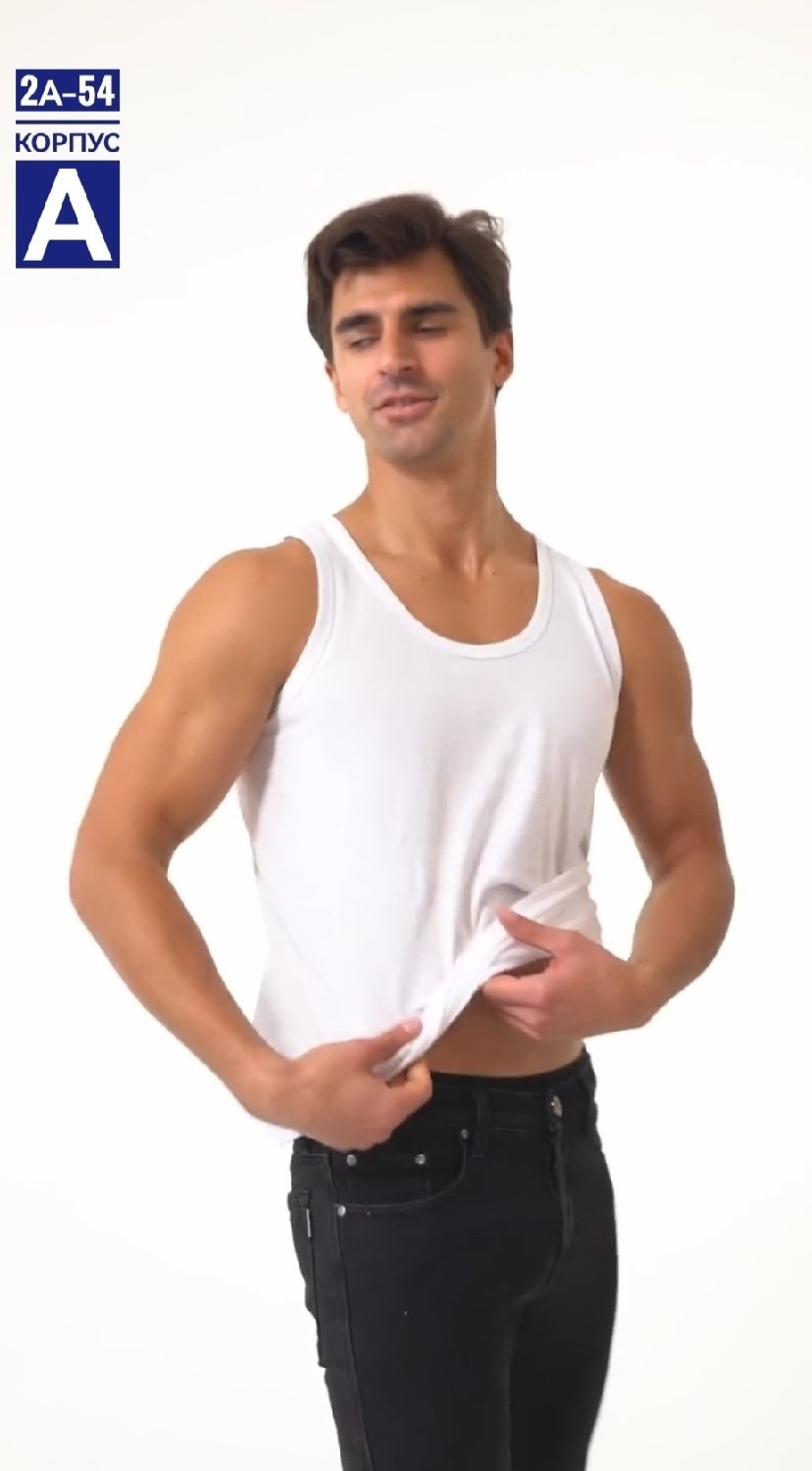 майка мужская белая,майка мужская,майка для мужчин,майка мужская классическая,майка мужская майка