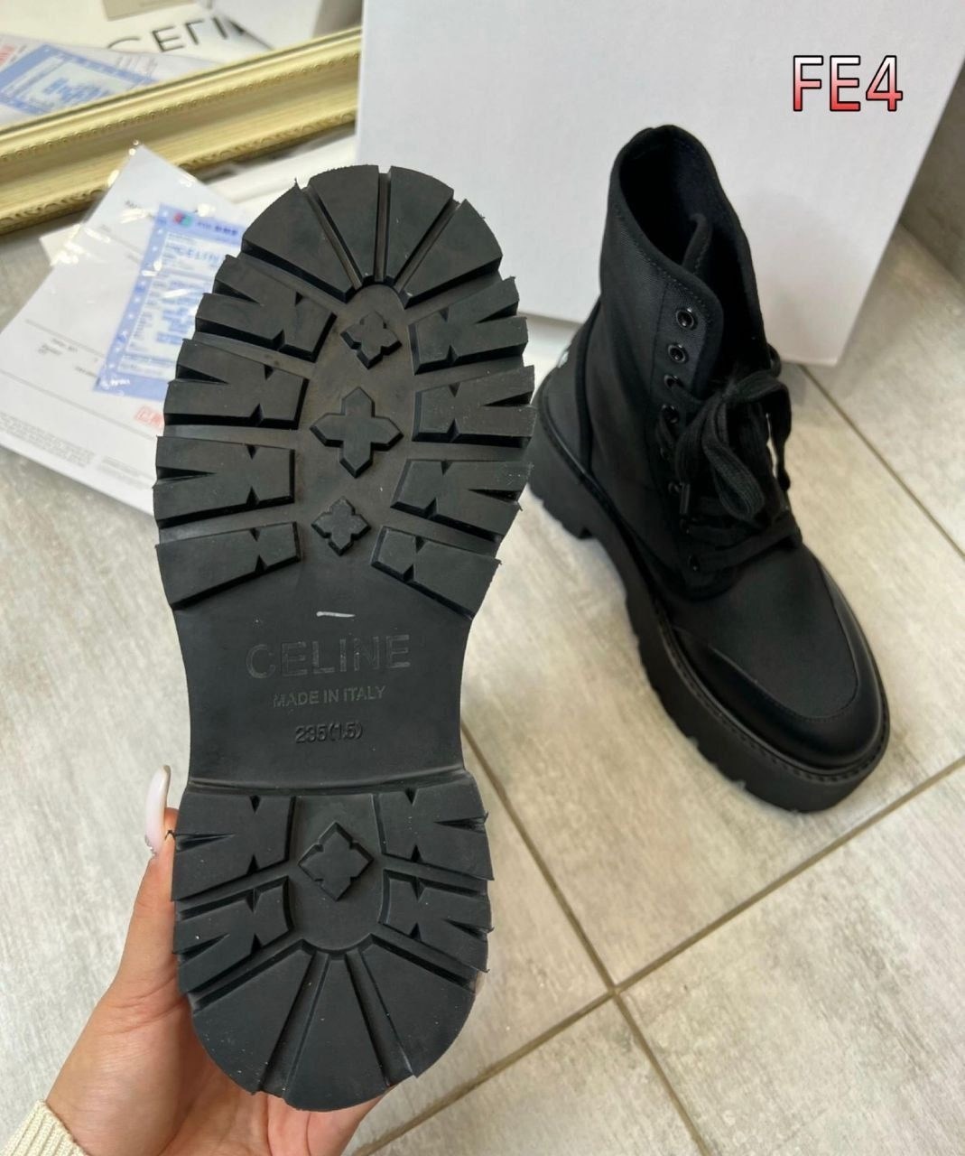 ботинки celine,,ботинки женские celine,женские ботинки,ботинки celine женские на шнуровке