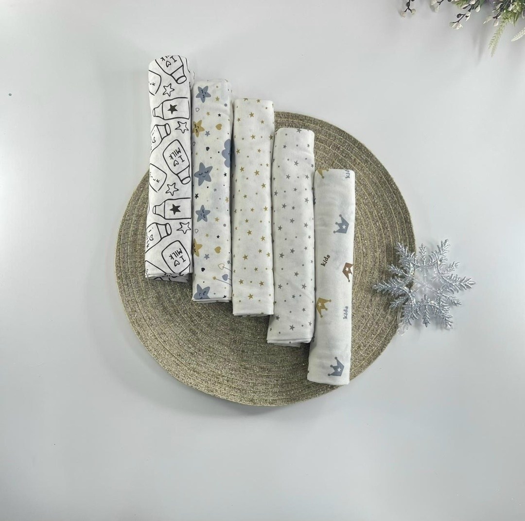 пеленка текстильная,пеленки для новорожденных детей набор 5 штук,пеленки для новорожденных набор,пеленка для новорожденного,трикотажная пеленка