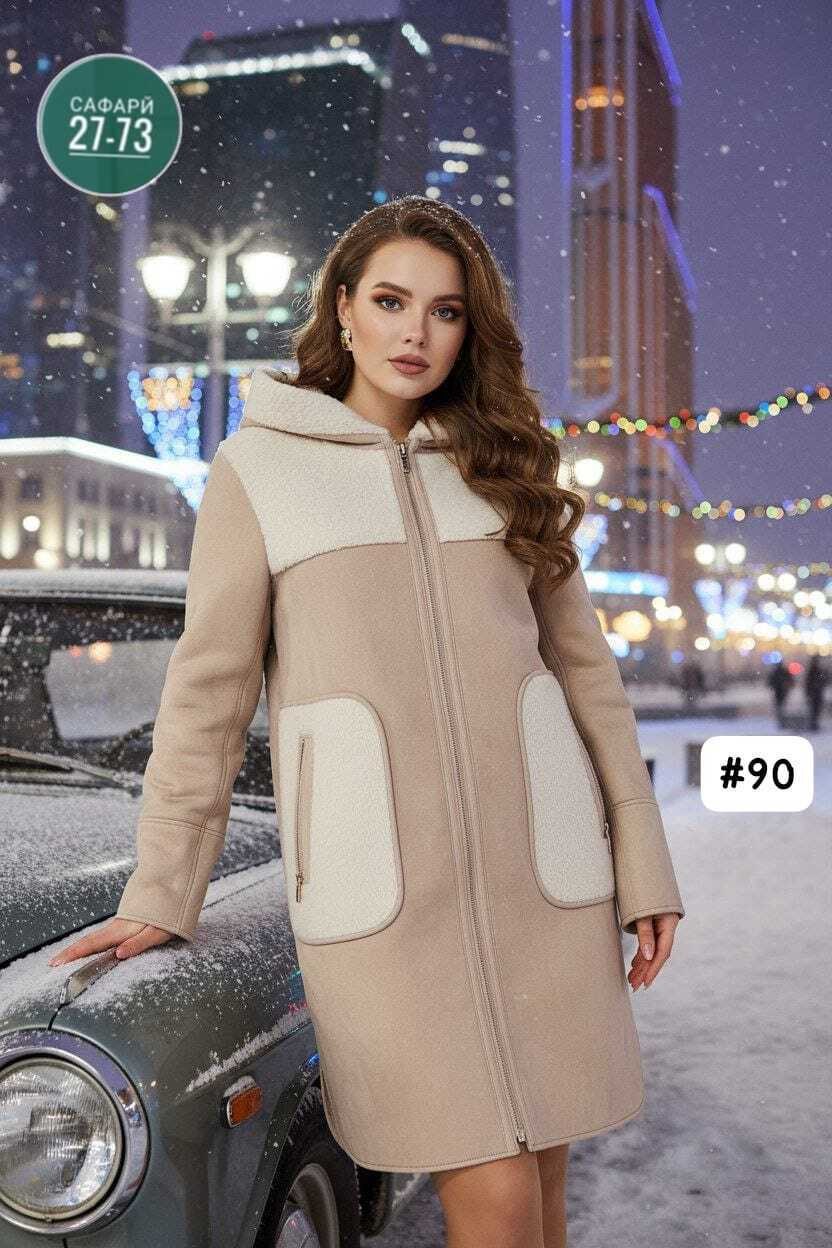 дубленка женская,пальто женские,полупальто из,комбинированное пальто,искусственная дубленка