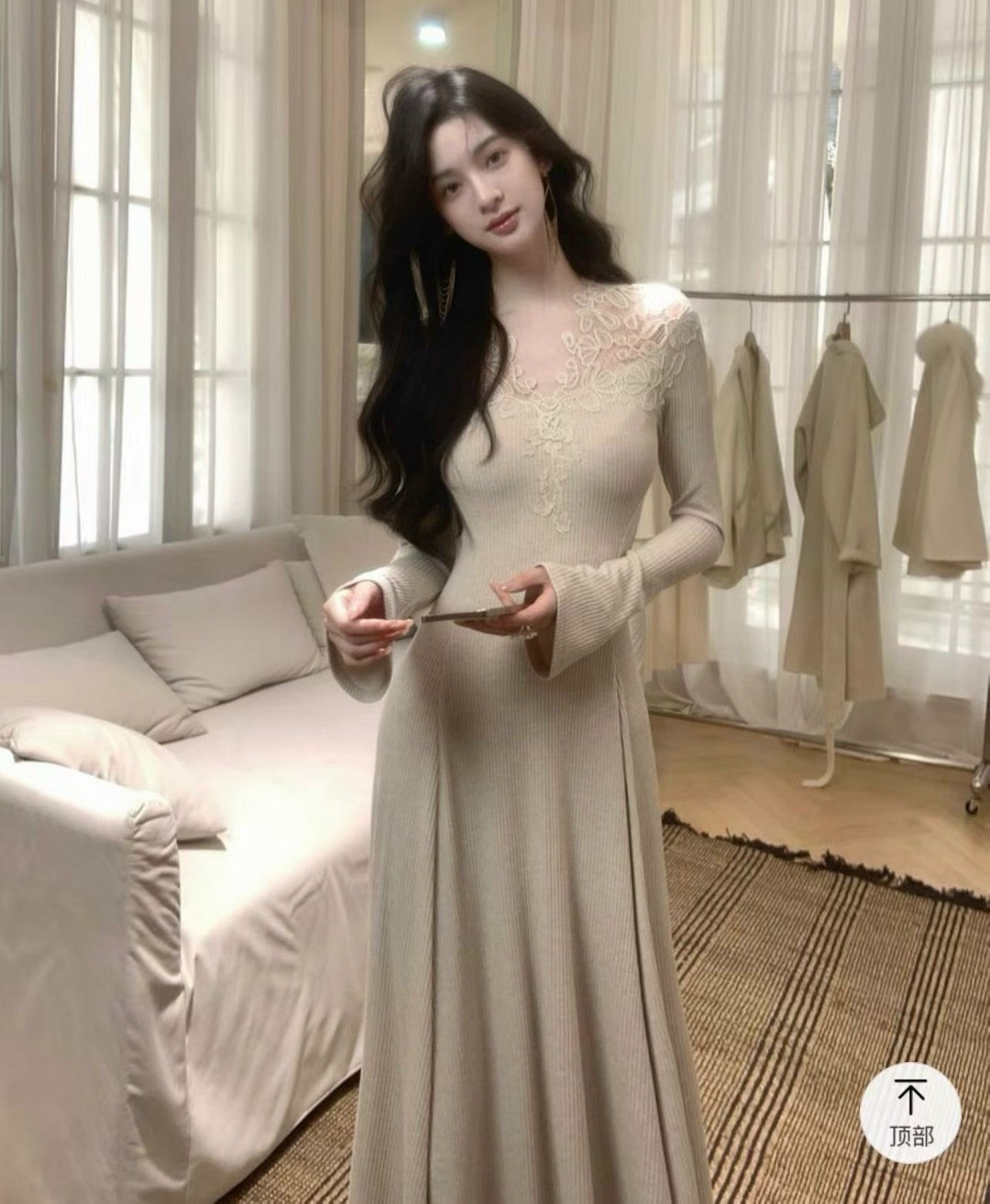 женское длинное платье,женское платье с длинными рукавами,элегантное женское платье,вязаные платья,стильное платье