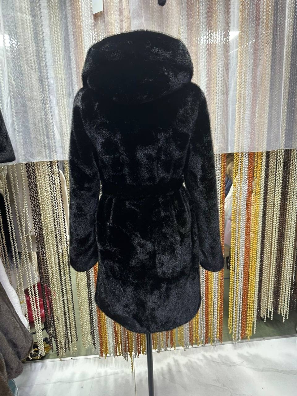 стильное пальто,пальто с капюшоном женское,женское кашемировое пальто с капюшоном,пальто меховое,пальто с капюшоном