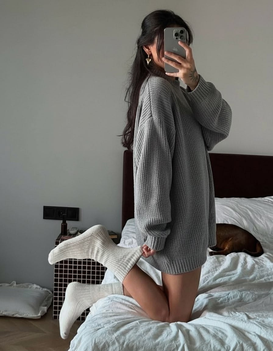 вязаный свитер оверсайз,свитер вязаный оверсайз теплый с горлом и молнией,свитер женский оверсайз,свитера женские,модные свитера