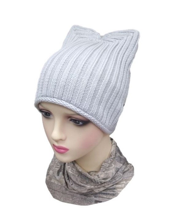 шапка с кошачьими ушками,шапка с ушками,вязаная шапка с ушками,вязаная шапка с кошачьими ушками,шапка вязаная с ушками женская