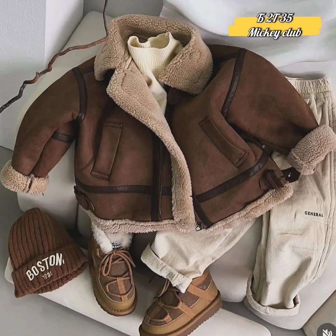 дубленка детская,теплая куртка,куртка дубленка,куртка для малыша,модная куртка