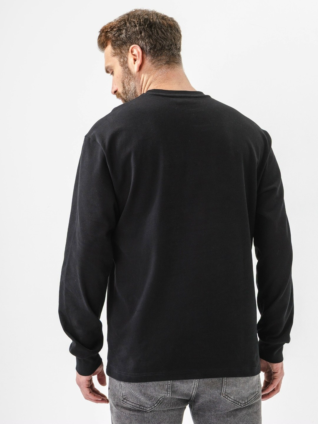 свитшот лакост мужской черный,лонгслив лакост мужской,лонгслив lacoste,свитеры мужские,свитшот мужская